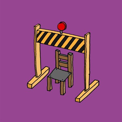 Under construction chair