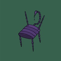 Purple scorpion chair