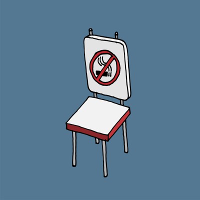 Don't smoke chair