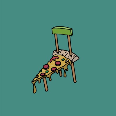 Pizza slice chair
