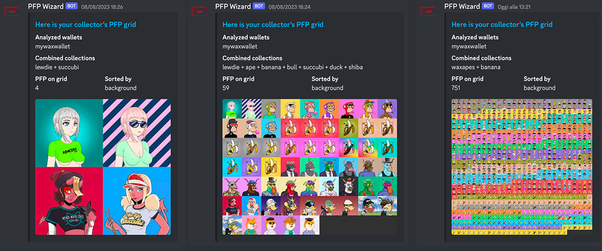 PFP Wizard Premium tool - Create an image to share on social media with your entire PFP collection